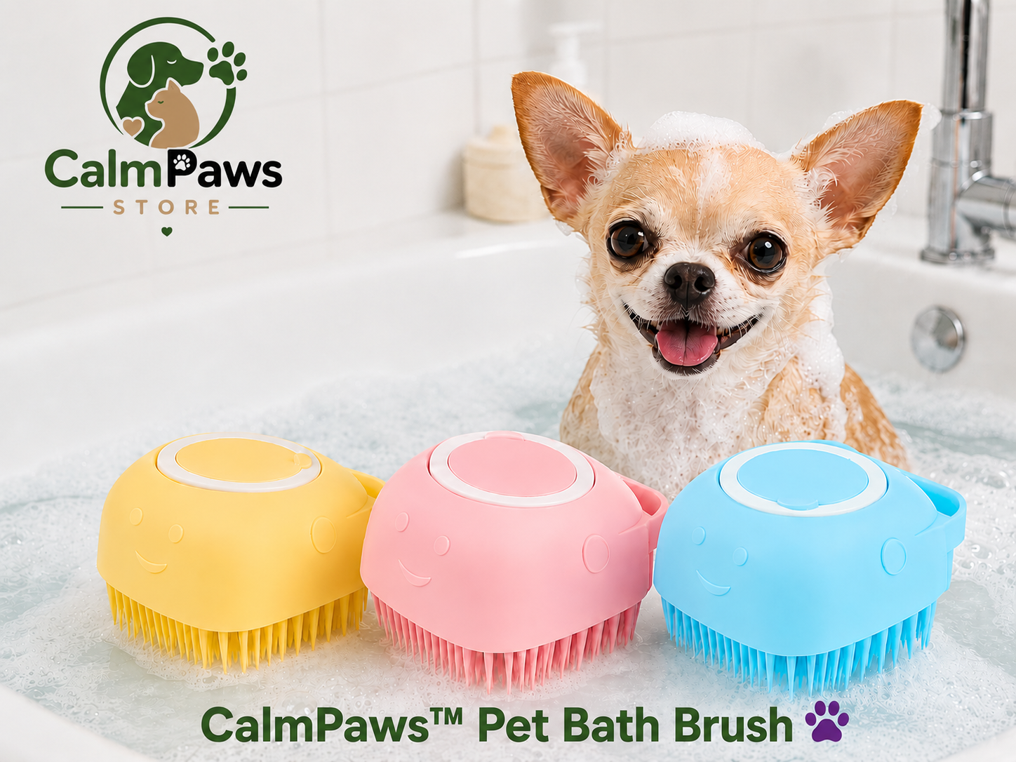 CalmPaws™ Bath Brush