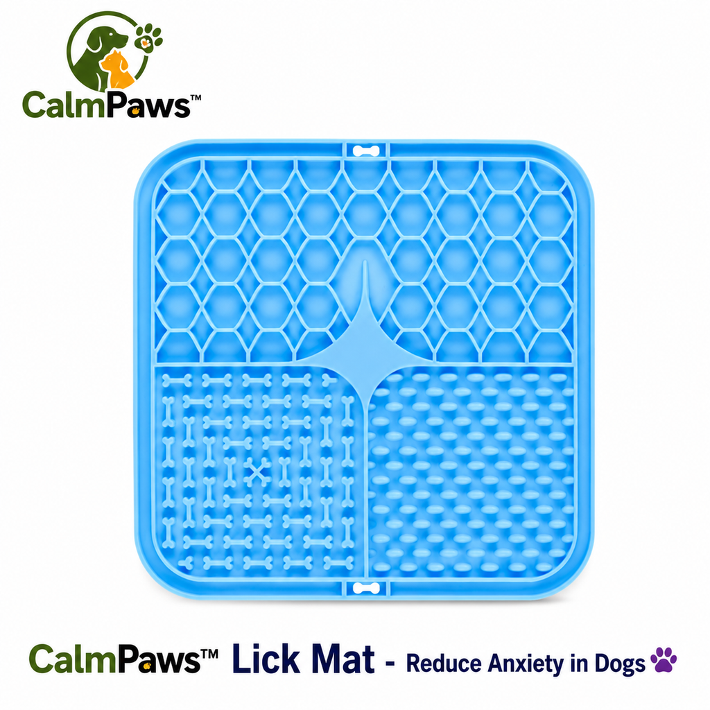 CalmPaws™ Lick Mat – Reduce Anxiety in Dogs  🐶