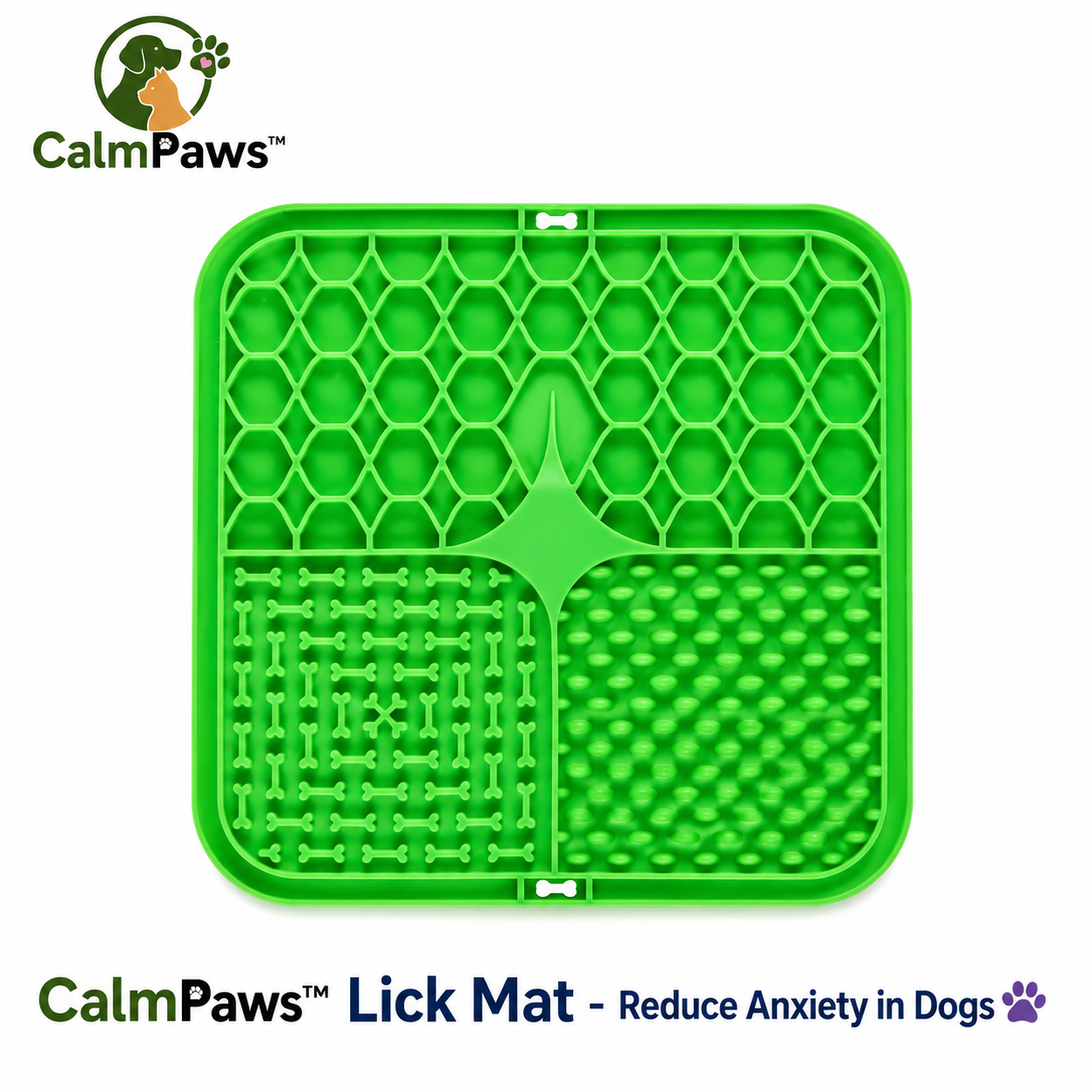 CalmPaws™ Lick Mat – Reduce Anxiety in Dogs  🐶
