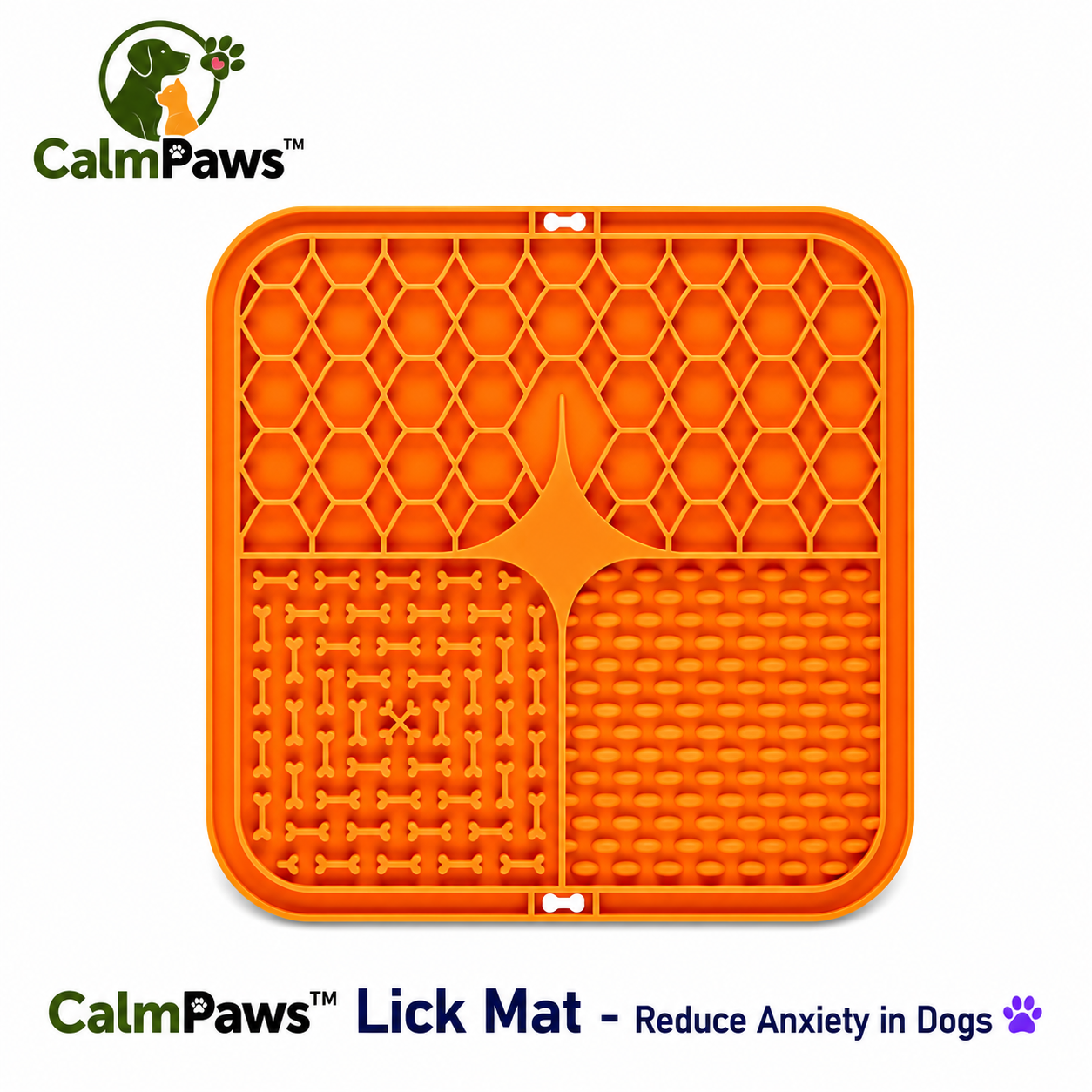 CalmPaws™ Lick Mat – Reduce Anxiety in Dogs  🐶