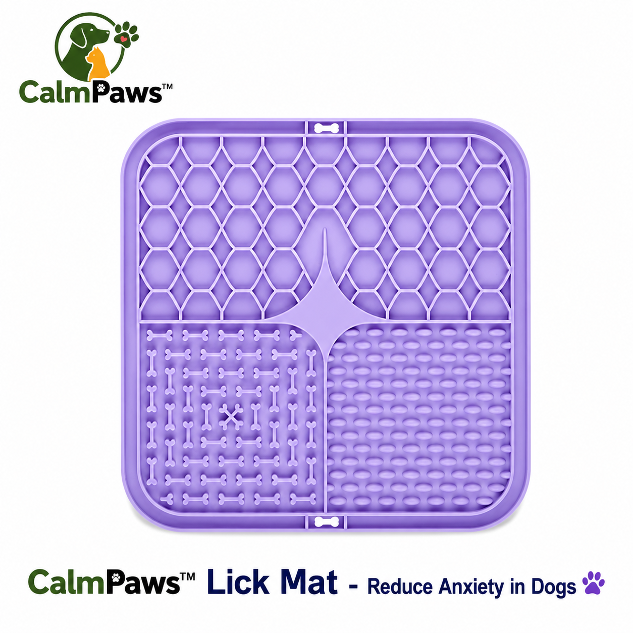 CalmPaws™ Lick Mat – Reduce Anxiety in Dogs  🐶